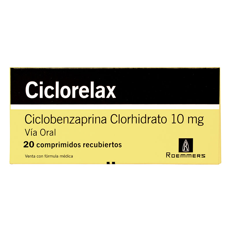Ciclorelax 10 Mg 20 Comprimidos (3%+)(Pae) - Imagen 2