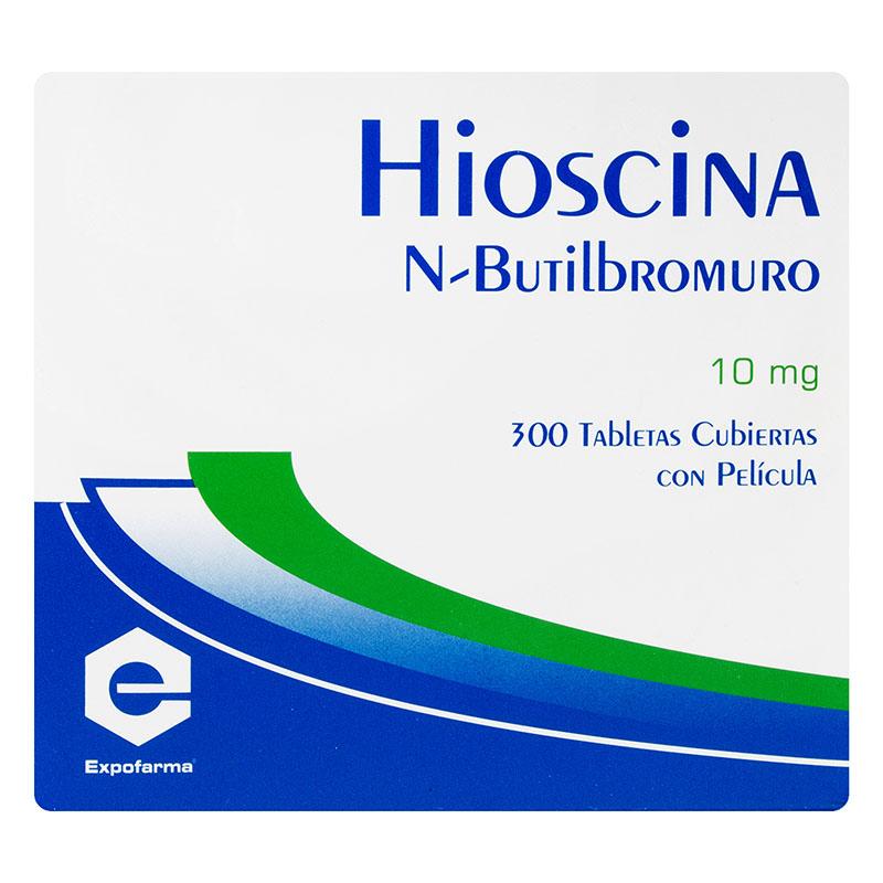 Hioscina N-Butil Bromuro 10 Mg 300 Tabletas (A) - Imagen 2