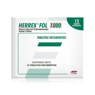 Herrex Fol 1000 Mg 15 Tabletas