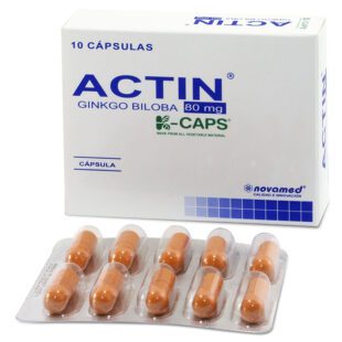 Actin 80 Mgs 10 Tabletas