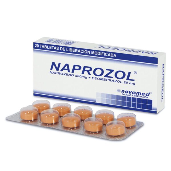 Naprozol 500 Mg 20 Tabletas - Imagen 2