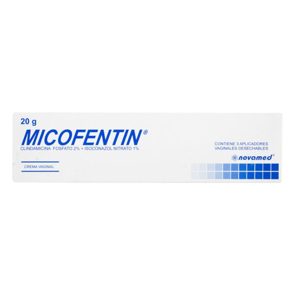 Micofentin Crema Vaginal 20 Gr 3 Aplicadores - Imagen 2