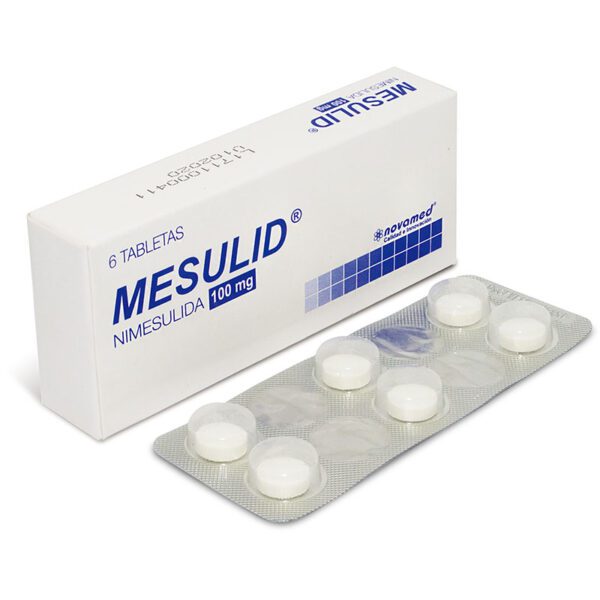 Mesulid 100 Mg 6 Tabletas