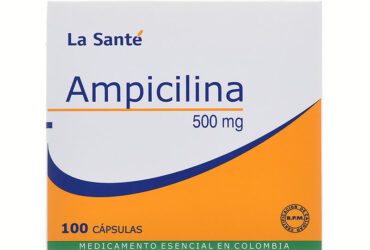 Ampicilina 500 Mg 100 Cápsulas Ls