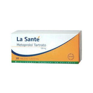 Metoprolol 100 Mg 30 Tabletas Ls(M)24360