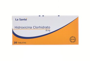 Hidroxicina 25 Mg 20 Tabletas Ls
