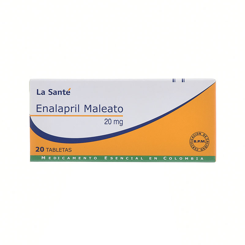 Enalapril 20 Mg 20 Tabletas Ls - Imagen 2