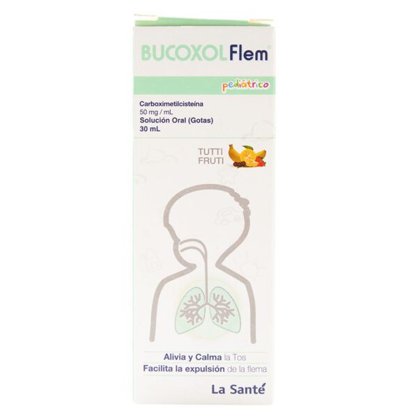 Bucoxol Flem Pediatrico Gotas 30 Ml - Imagen 2