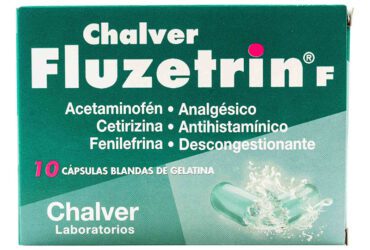 Fluzetrin F 500 Mg 10 Cápsulas Cbg