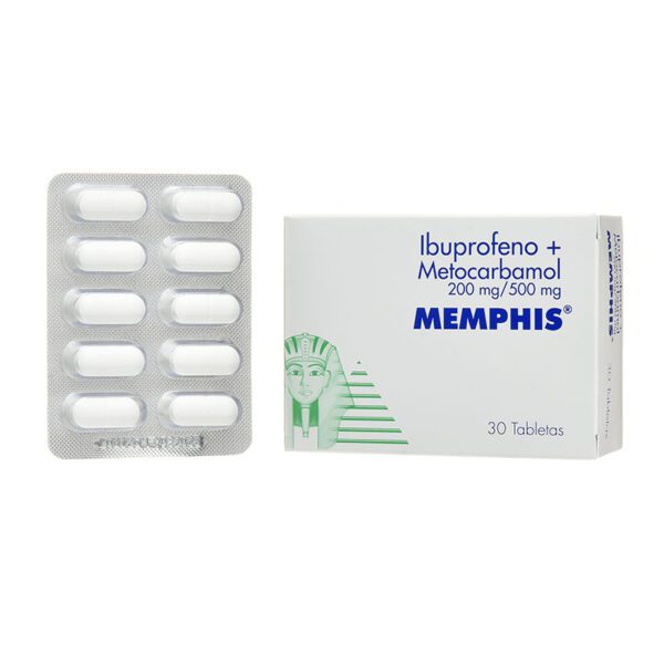 Ibuprofe 200 Mg+Metocarbam 500 Mg 30 Tbs - Imagen 2