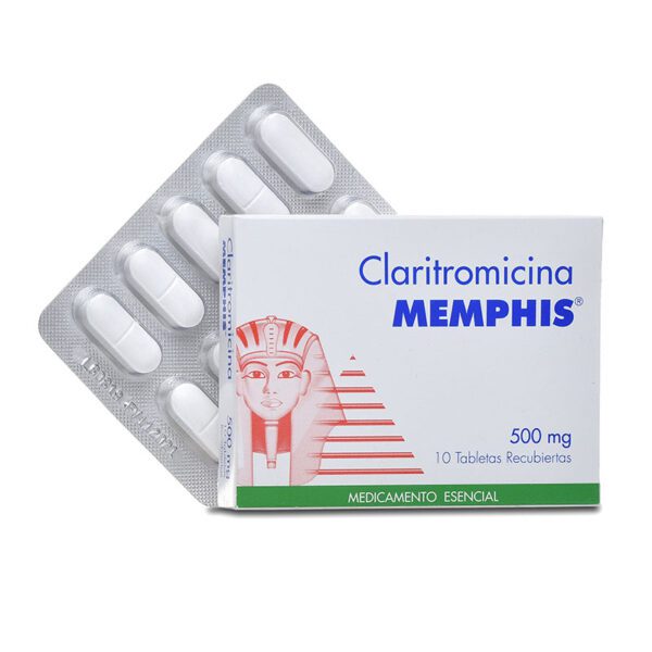 Claritromicina 500 Mg 10 Tabletas Mp - Imagen 2