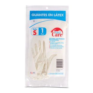 Guante Fast Care Latex T.S 12 Pares Icom