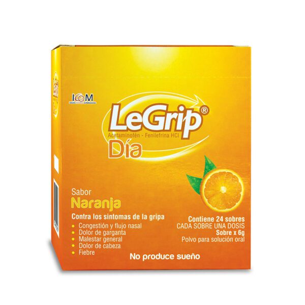Legrip Dia Naranja 500Mg 24 Sbs Icom - Imagen 2