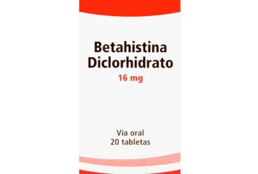 Betahistina 16 Mg 20 Tabletas