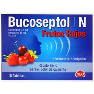 Bucoseptol-N Frutos Rojos 10 Tbs
