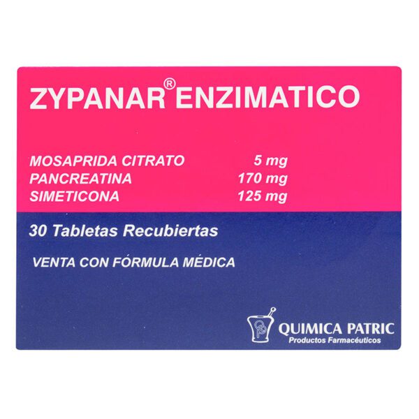 Zypanar Enzimático 30 Tabletas