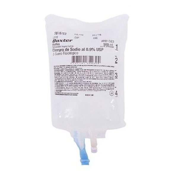 Suero Fisiológico Cloruro De Sodio 500 Ml 1323