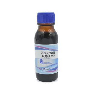 Alcohol Yodado 25 Ml 12 Uds Disanfer