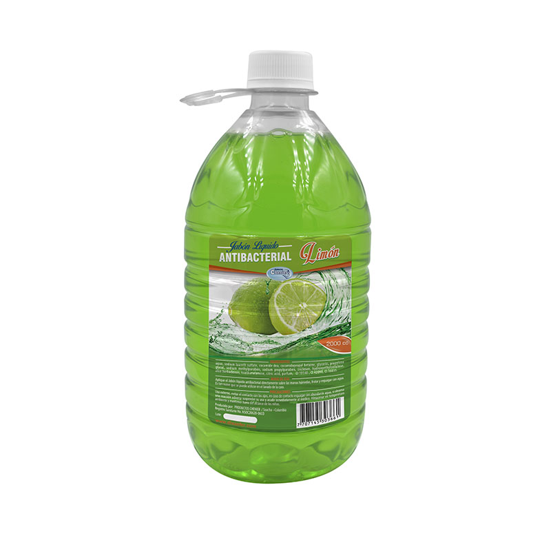 Jabón Líquido Antibacterial Chenier Limón 2000 Ml - Imagen 2
