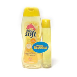 Shampoo Baby Soft Cabello Dócil 400 Ml+200 Ml Precio Especial