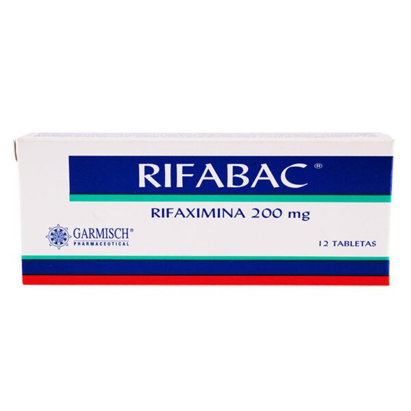 Rifabac 200 Mg 12 Tabletas