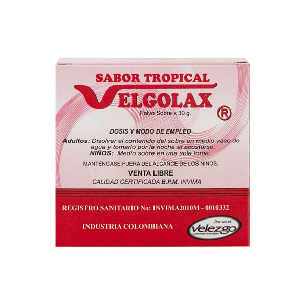 Velgolax Polvo Tropical Sobre 30 Gr - Imagen 2