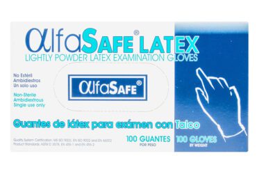 Guante Examen Alfa Latex 100 Uds S