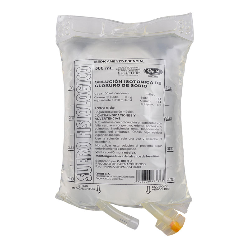 Suero Fisiológico Quibi 500 Ml - Imagen 2