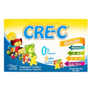 Cre-C Gomas Mastic.Tropicales 12 Sobres