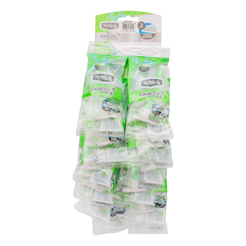Máquina Schick Exacta Piel Sensible 12 Unidades Pague 10 Lleve 12