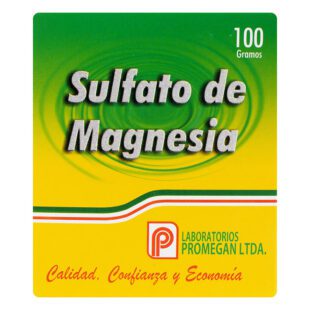 Sulfato De Magnesia 100 Gr Promegan