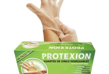 Guante Examen Vinilo Protex T.S 100 Uds