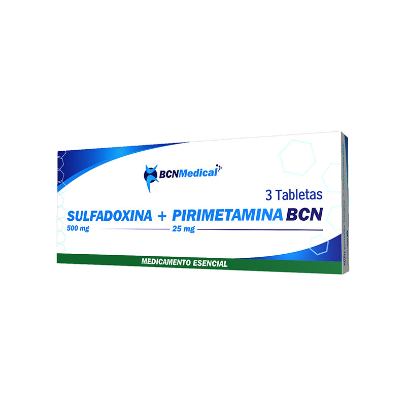 Sulfadoxina+Pirimetamina 25 Mg 3 Tabletas