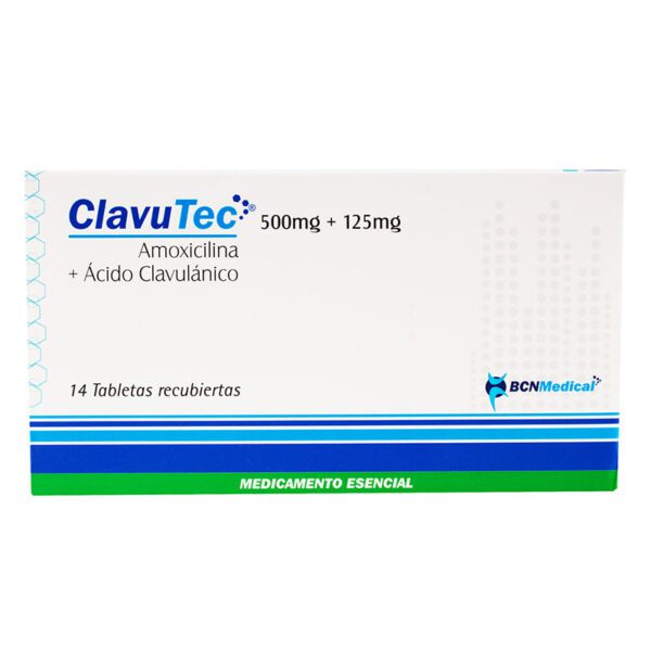 Clavutec 500 Mg 14 Tabletas (3%+)