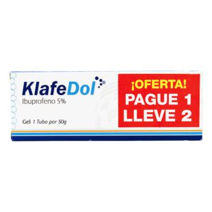 Klafedol 5% Gel 50 Gr Pague 1 Lleve 2