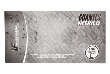 Guante De Nitrilo Negro L 100 Uds Inver.
