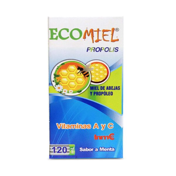 Ecomiel Propolis Sabor A Menta 120 Ml - Imagen 2