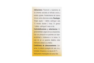 Engystol 50 Tabletas