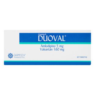 Duoval 5/160 Mg 30 Tabletas (Pae)