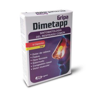 Dimetapp Gripa 500 Mg 8 Cap