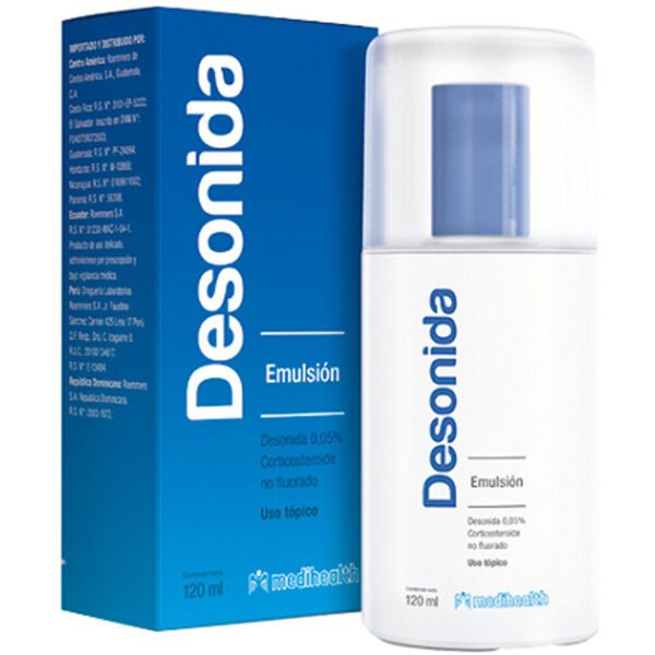 Desonida 0.05% Emulsión 120 Ml - Imagen 2