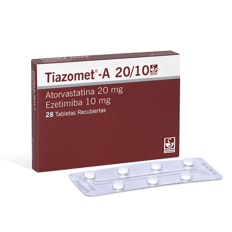 Tiazomet-A 10 Mg/20 Mg 28 Tabletas (A) - Imagen 2