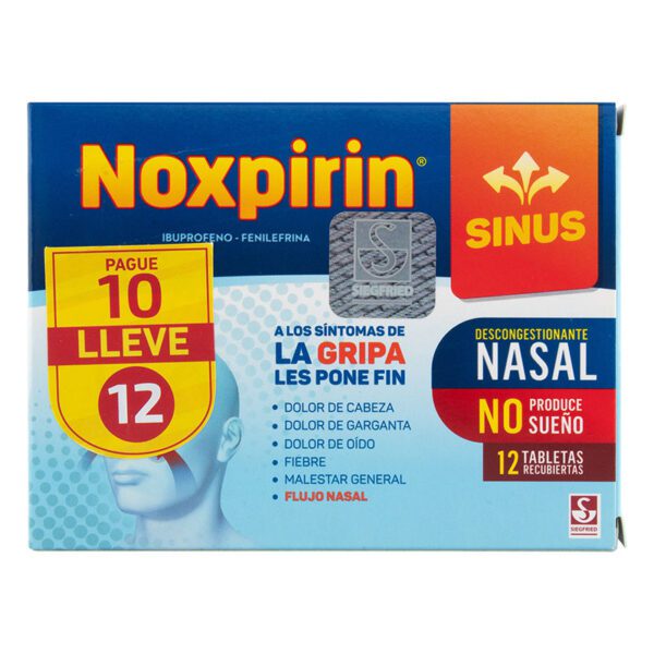Noxpirin Sinus 12 Tabletas Pag 10 Lle 12 - Imagen 2