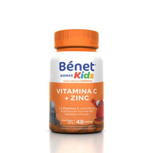 Gomas Kids Benet Vit C+Zinc 48 Uds