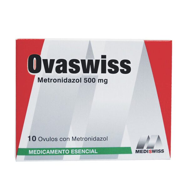 Ovaswiss Metronidazol 500 Mg 10 Óvulos - Imagen 2