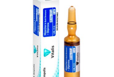 Hioscina+Dipirona 20Mg+2.5G/5Ml Vitalis