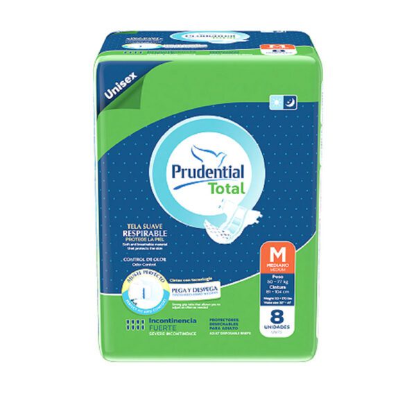 Pañal Prudential Total Medium 8 Unidades - Imagen 2