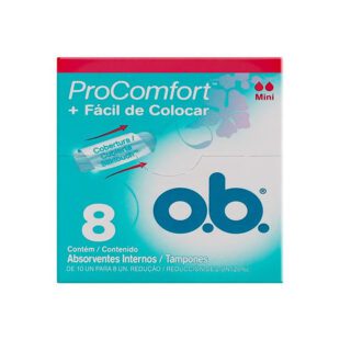 Tampones Ob Procomfort Mini 8 Unidades