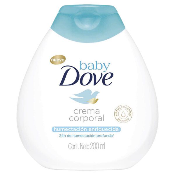Crema Corporal Dove Baby Humectación Enriquecedora 200 Ml