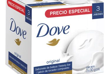 3 Jabones Dove Blanco